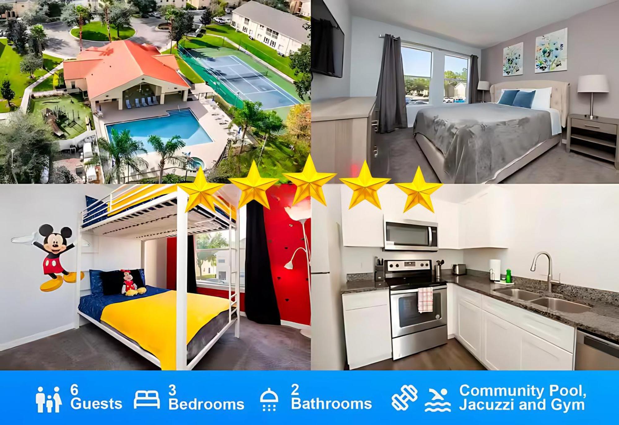 Stunning 3bd 14 Mins To World , Gated Appartement Kissimmee
